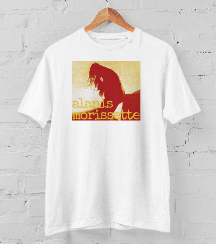 Alanis Morissette Yellow Vintage Silhouette T-Shirt