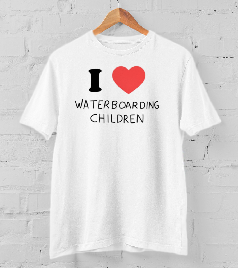 Kirsche I Love Waterboarding Children T-Shirt