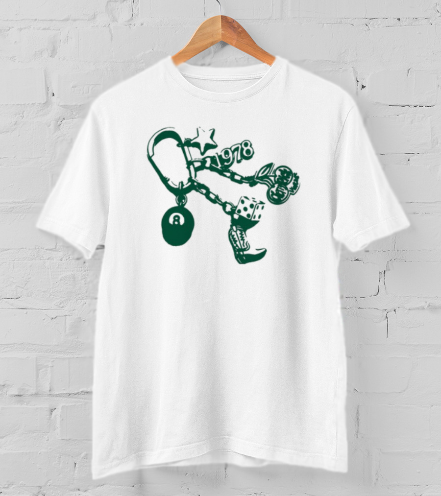 Limted Cherry Pick Vintage 1978 Pride Smiley Keychain Retro Nostalgia T-Shirt