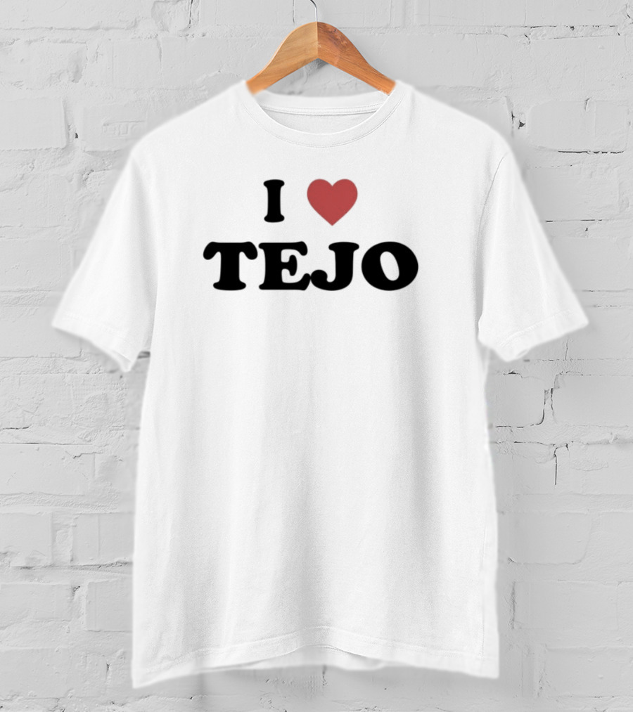 I Love Tejo Red Heart T-Shirt