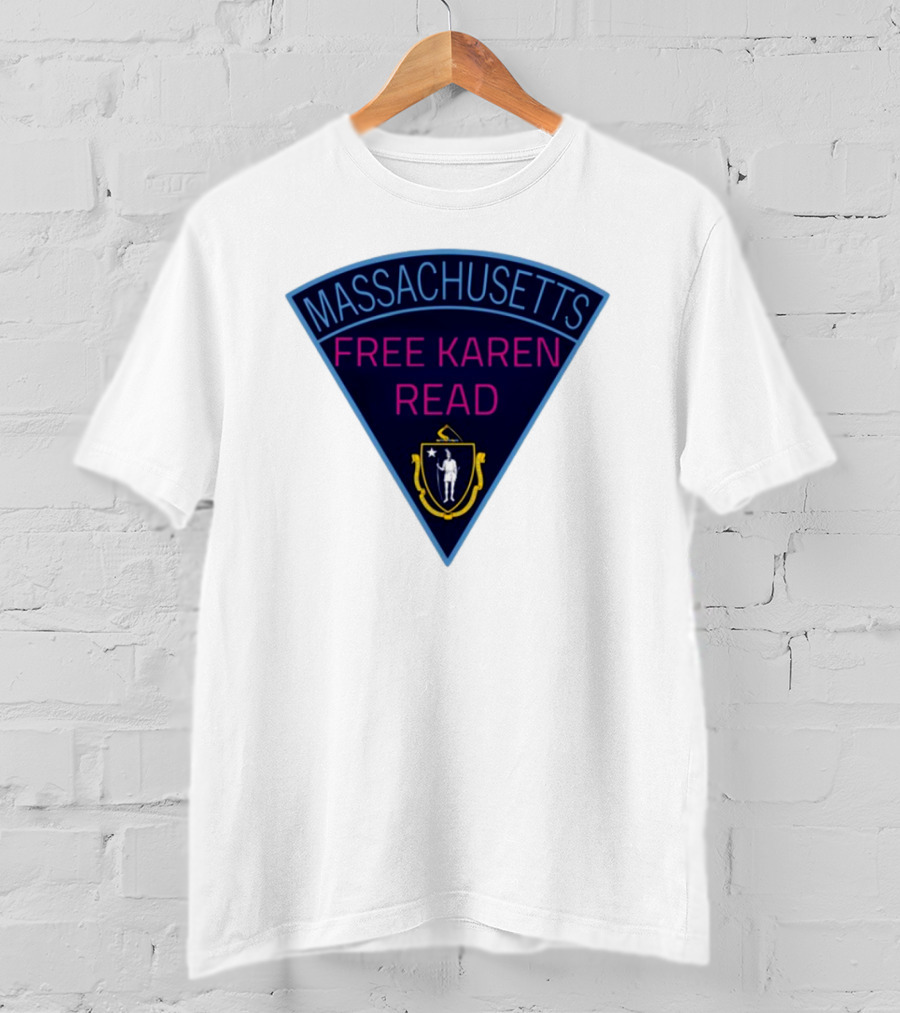 Massachusetts Free Karen Read Emblem Design T-Shirt