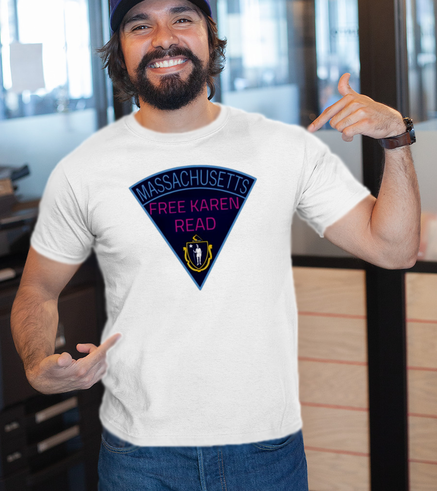 Massachusetts Free Karen Read Emblem Design T-Shirt
