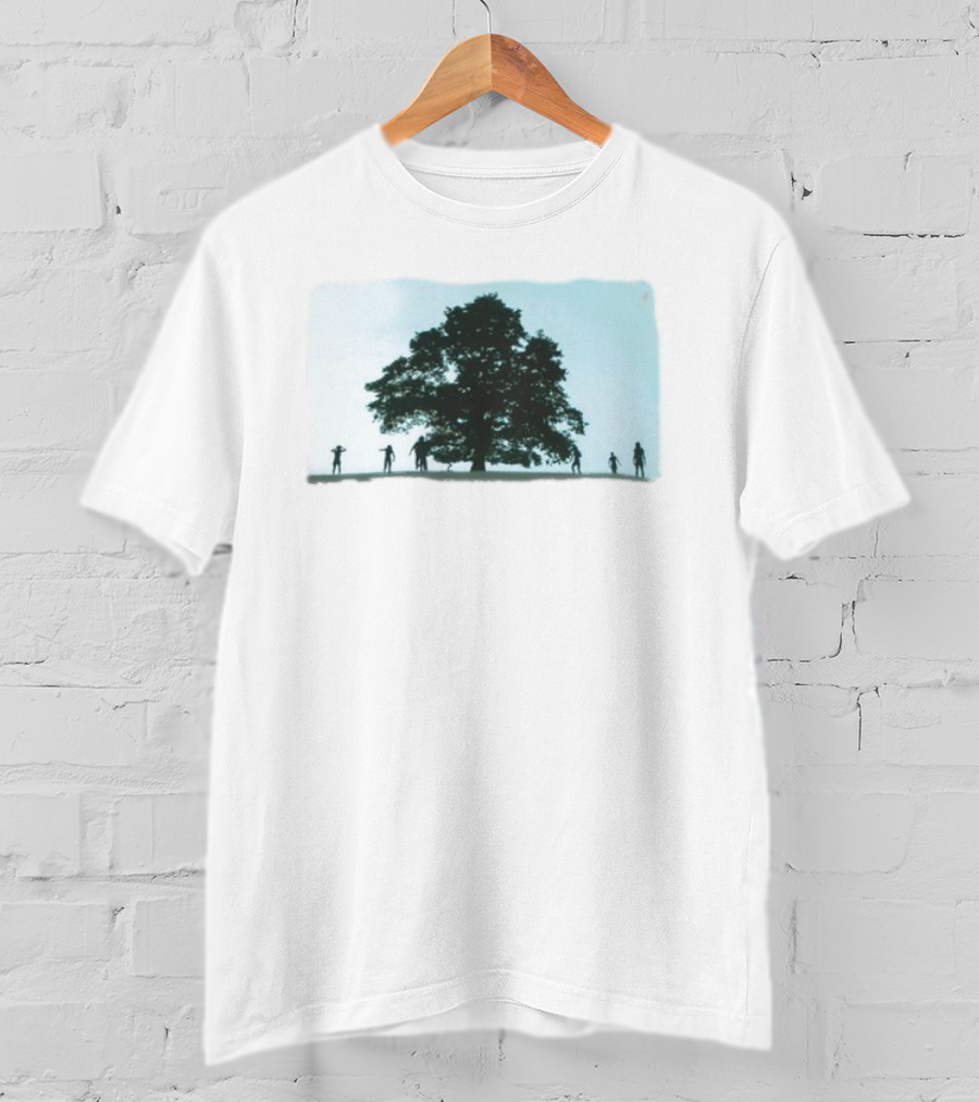 28 Years Later Tree Silhouette With Human Figures T-Shirt