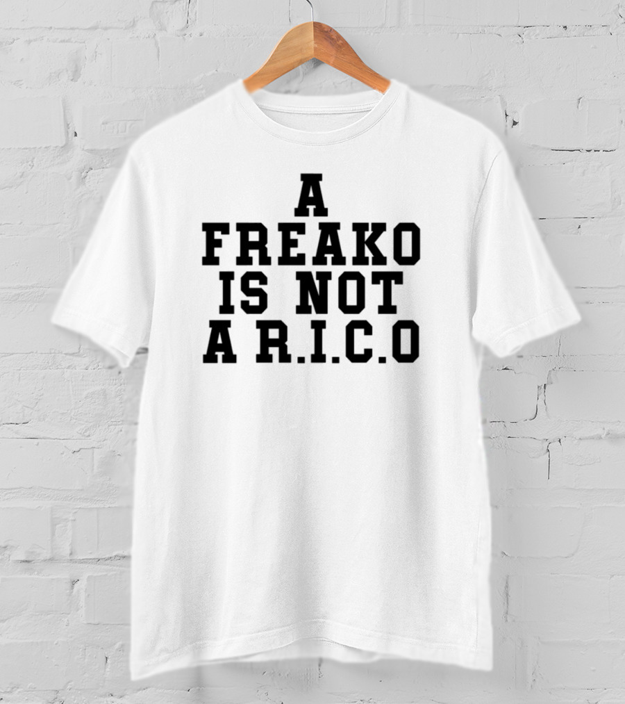 A Freako Is Not A Rico Fun Wordplay Humor T-Shirt