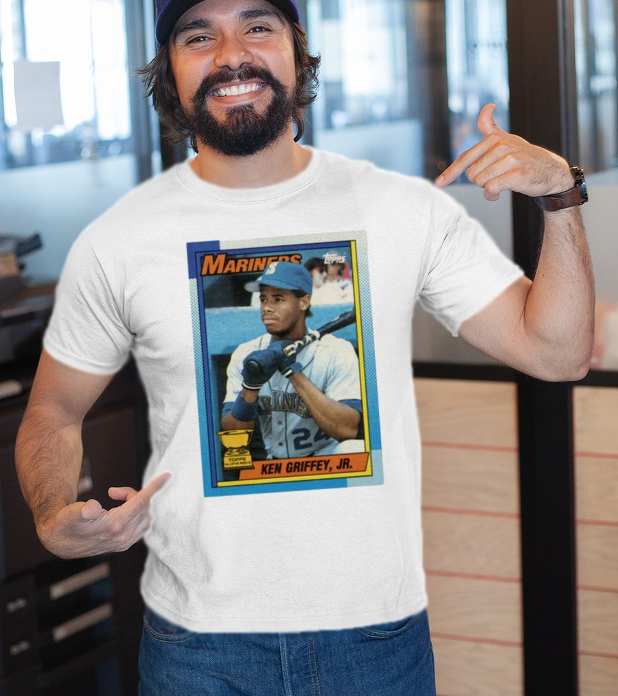 Mariners Ken Griffey Jr Topps All-Star Rookie Card T-Shirt