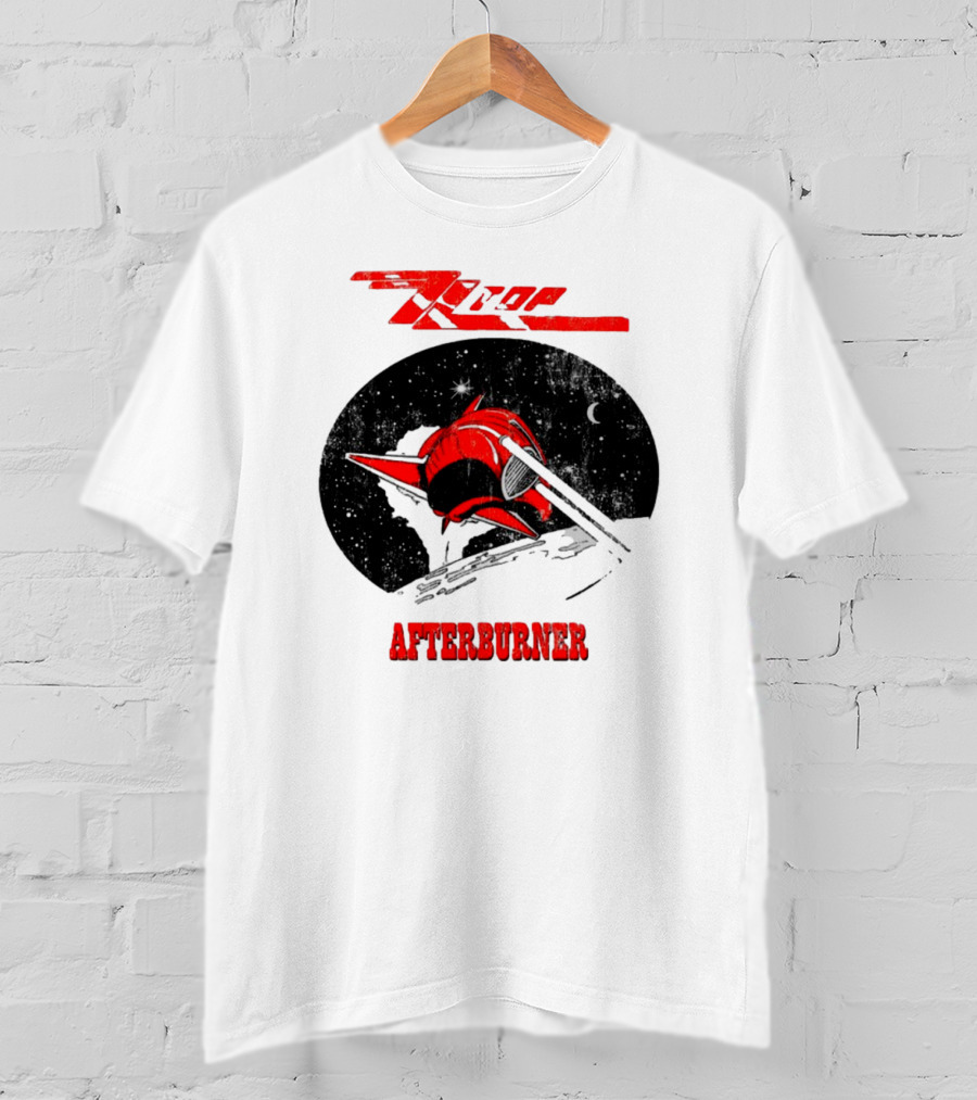 ZZ Top Afterburner Space Theme Retro 1985 T-Shirt