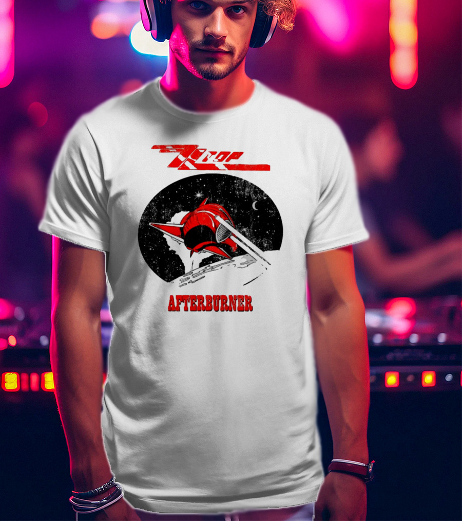 ZZ Top Afterburner Space Theme Retro 1985 T-Shirt
