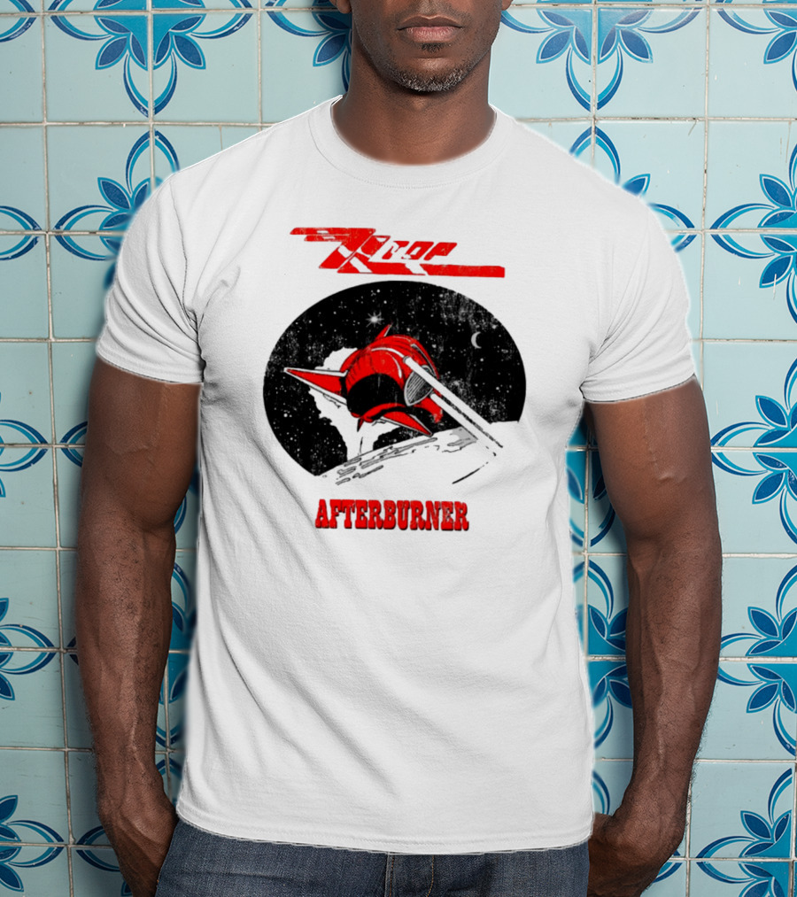 ZZ Top Afterburner Space Theme Retro 1985 T-Shirt