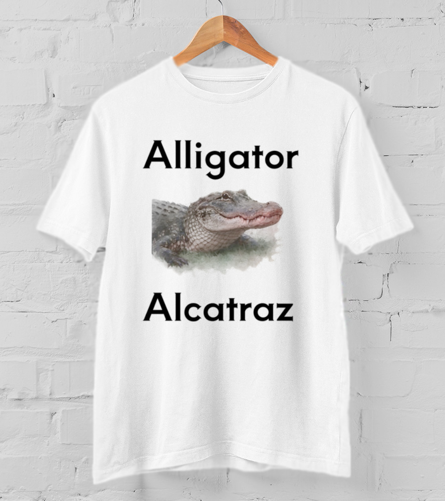 Alligator Alcatraz Crocodilian Escape Island T-Shirt