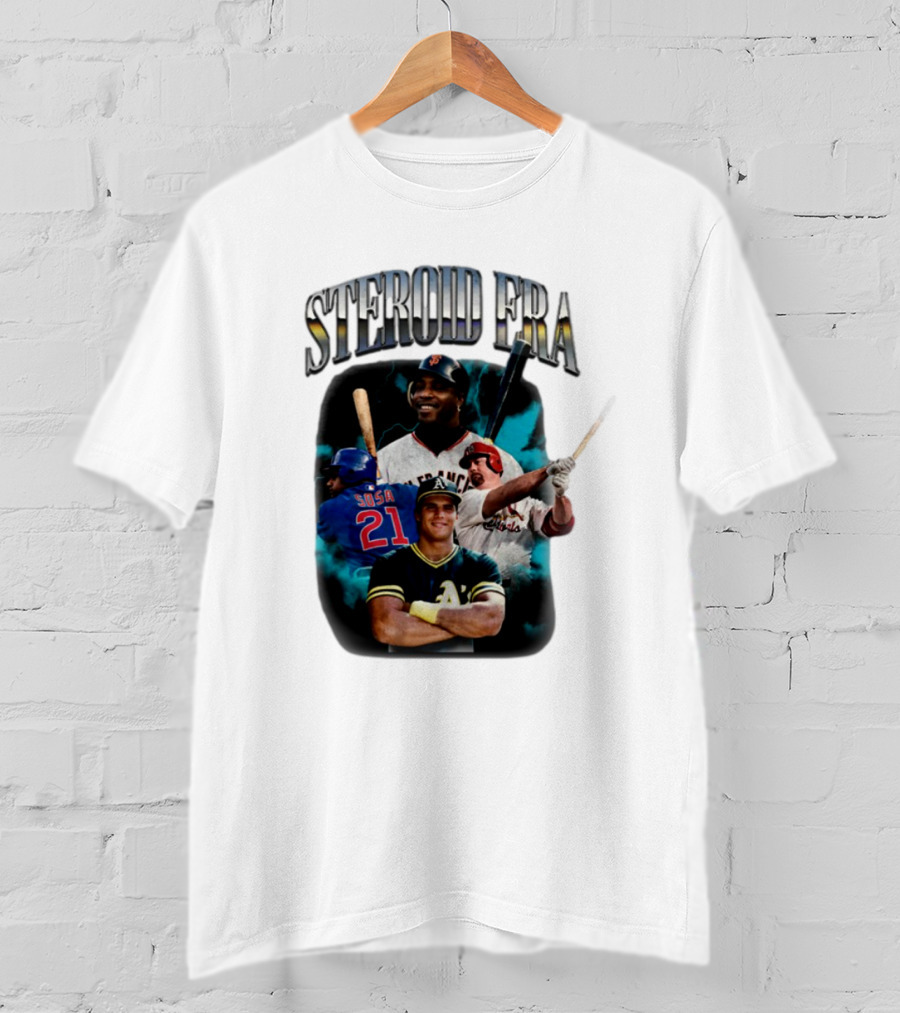 Almost Friday Steroid Era Giants Cubs Athletics Hall Of Fame Legends T-Shirt