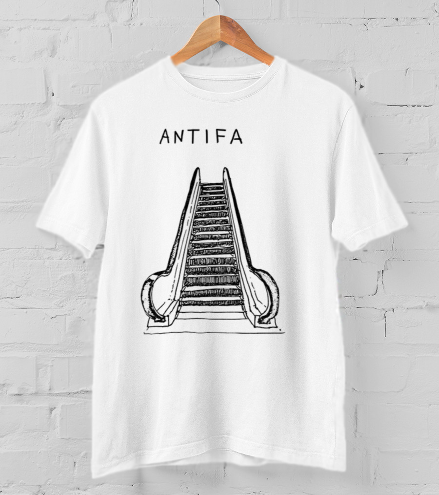 ANTIFA Escalator Don't Tread On Me Vintage T-Shirt
