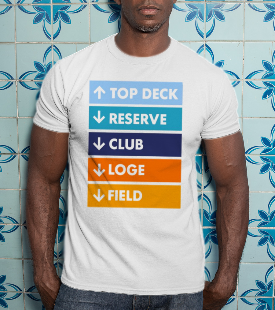 Top Deck Reserve Club Loge Field T-Shirt