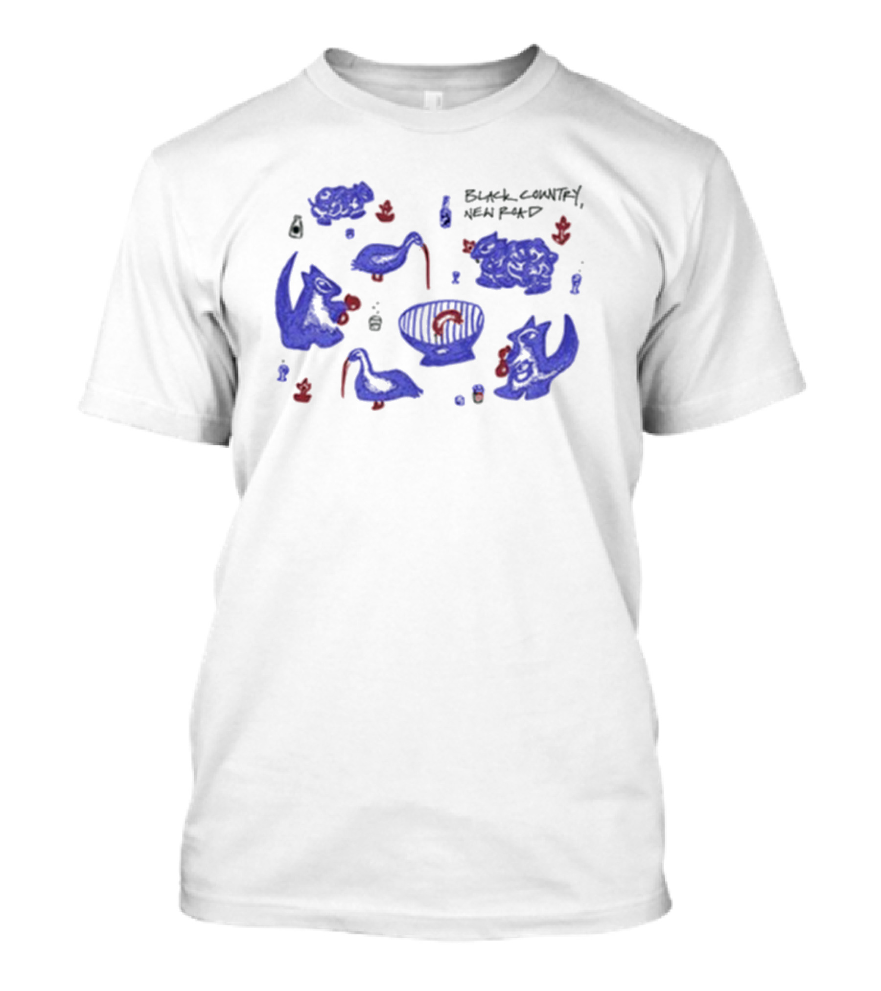 Black Country New Road AU NZ Picnic Animals And Barbecue Theme T-Shirt