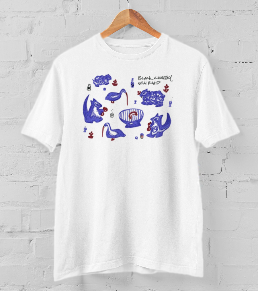 Black Country New Road AU NZ Picnic Animals And Barbecue Theme T-Shirt