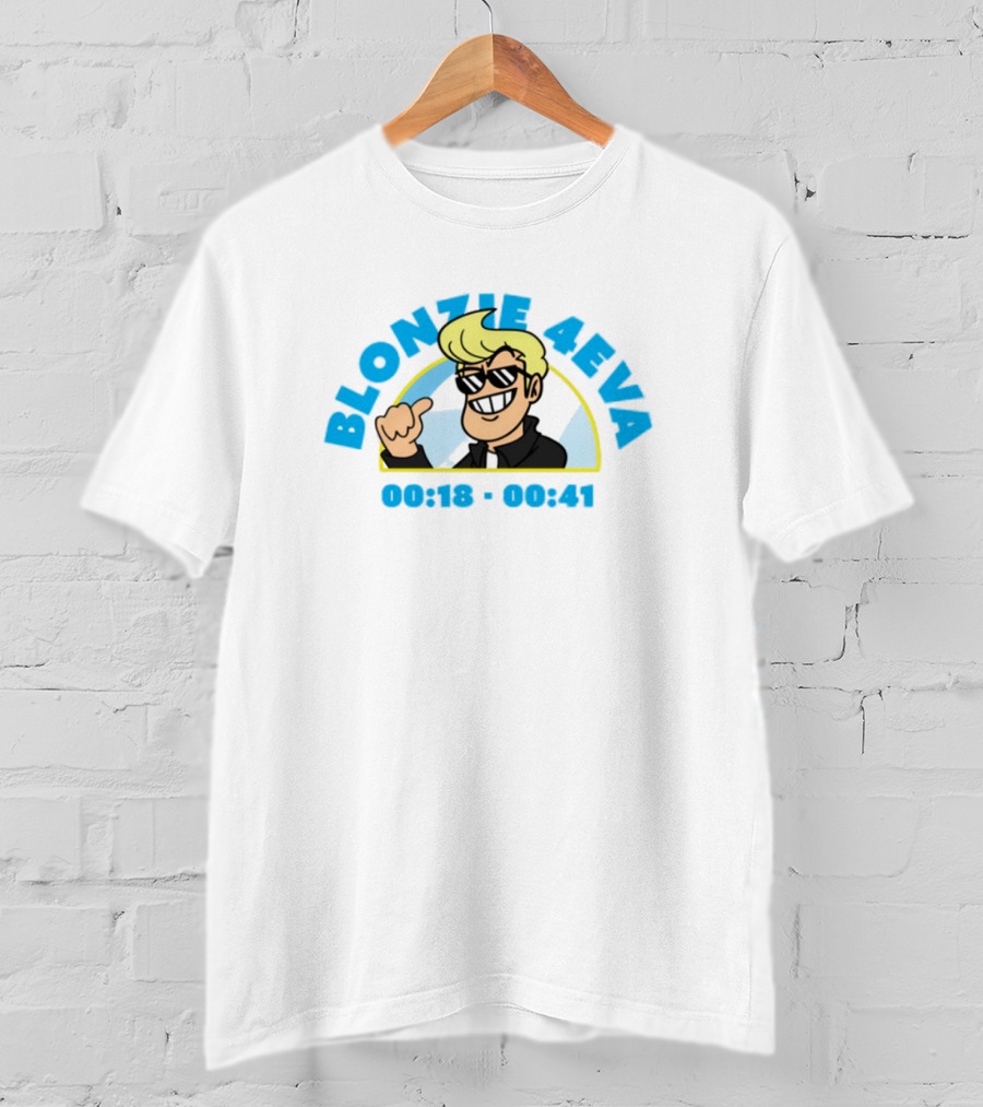 Blonzie 4Eva Cartoon Character Tribute With Dates 00:13 - 06:43 T-Shirt