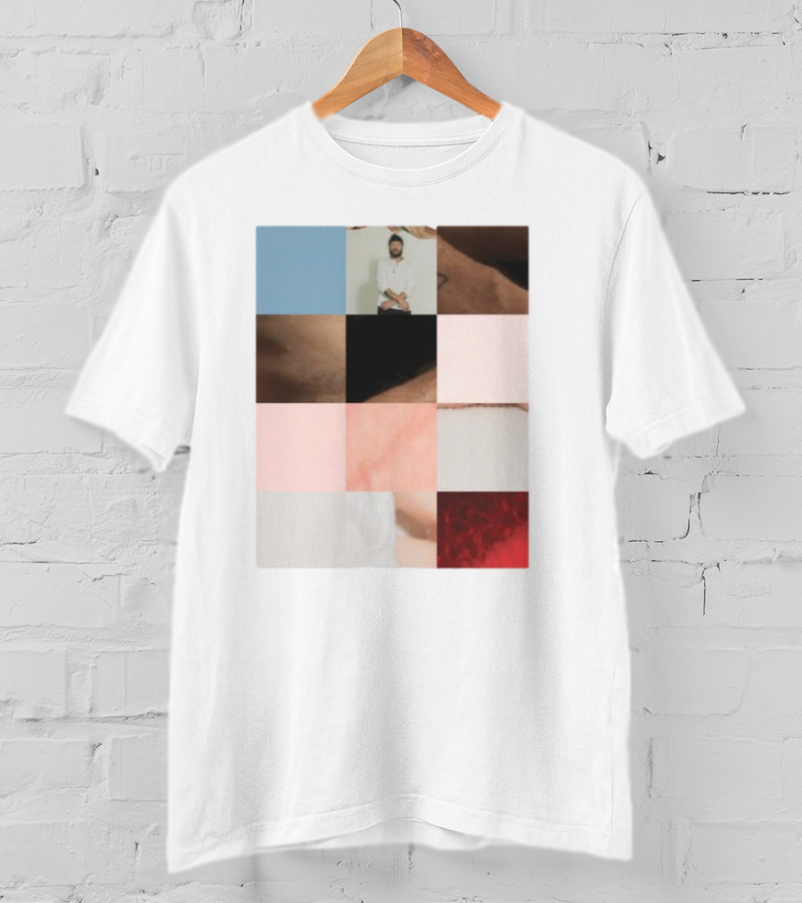 Bon Iver Layout Mosaic Collage T-Shirt