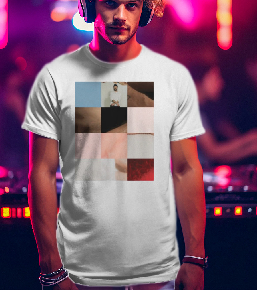 Bon Iver Layout Mosaic Collage T-Shirt