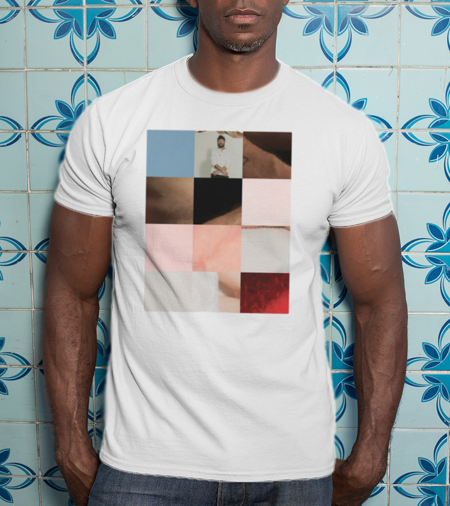 Bon Iver Layout Mosaic Collage T-Shirt