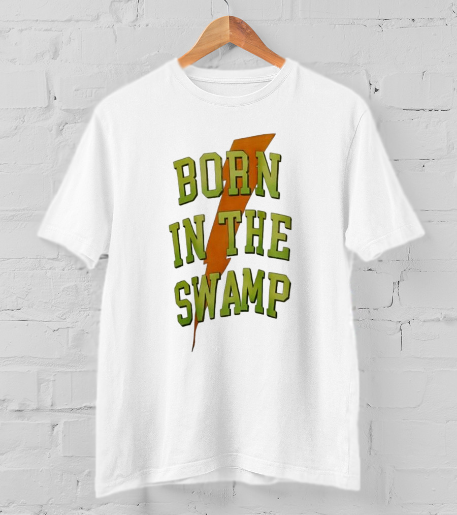 Born In The Swamp Lightning Bolt T-Shirt