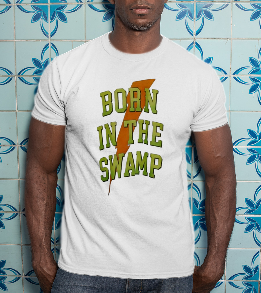 Born In The Swamp Lightning Bolt T-Shirt