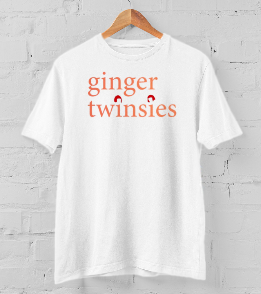 Broadway Ginger Twinsies Redhead Fun Matching Outfits T-Shirt