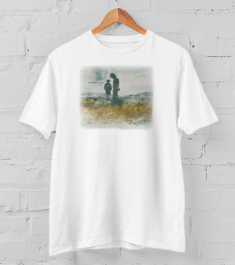 Brokeback Mountain Just Like This Always Cowboy Silhouette Landscape T-Shirt