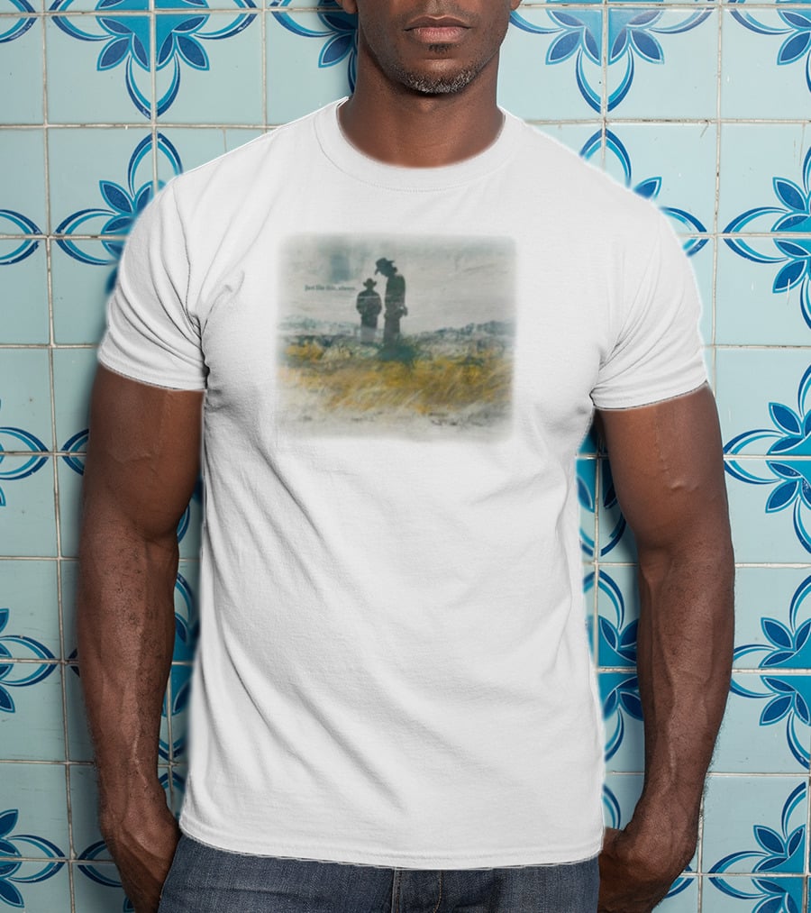 Brokeback Mountain Just Like This Always Cowboy Silhouette Landscape T-Shirt
