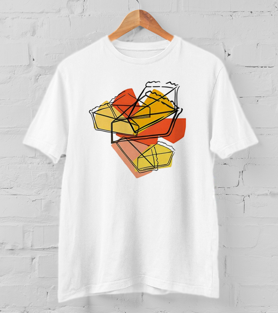 Cake Cosmopolis Sweets Abstract Geometric Layered Design T-Shirt