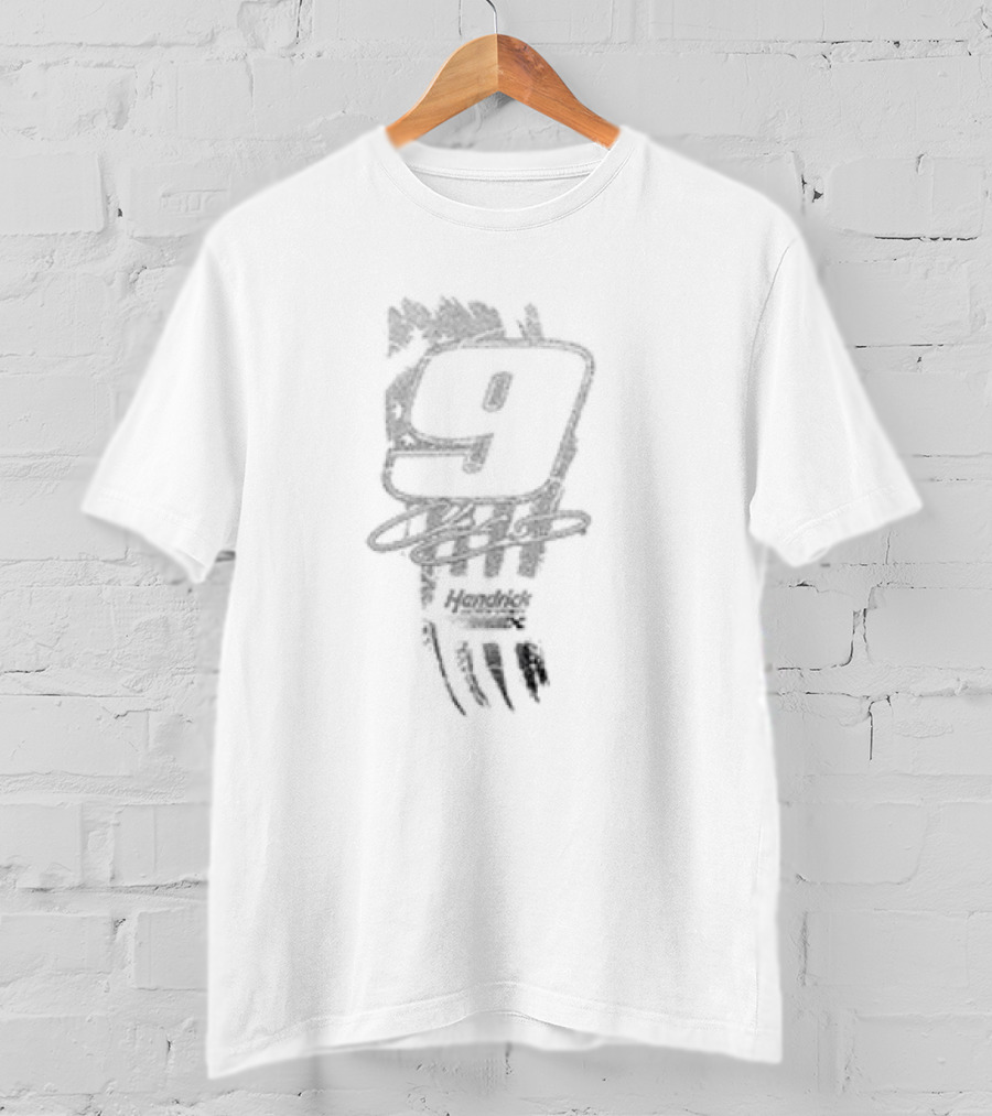 Chase Elliott Black Napa Signature Number 9 Racing T-Shirt