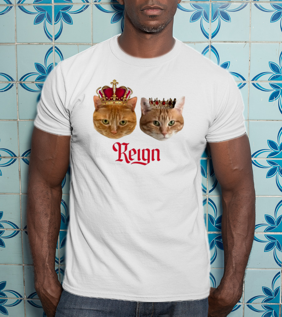 Coach Cat Reign Regal Crowned Feline Kings T-Shirt