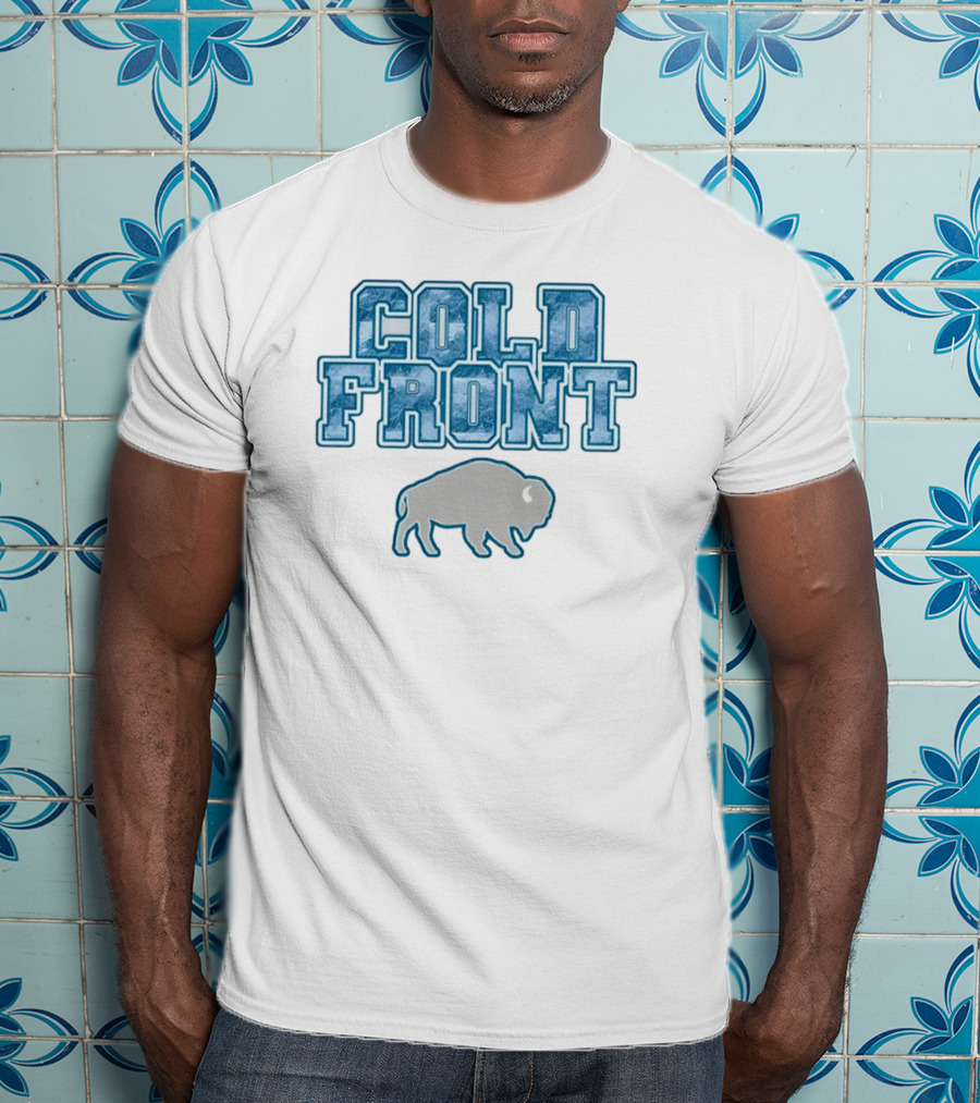 Cold Front Buffalo Winters Buffalo Bills Bison Icon T-Shirt