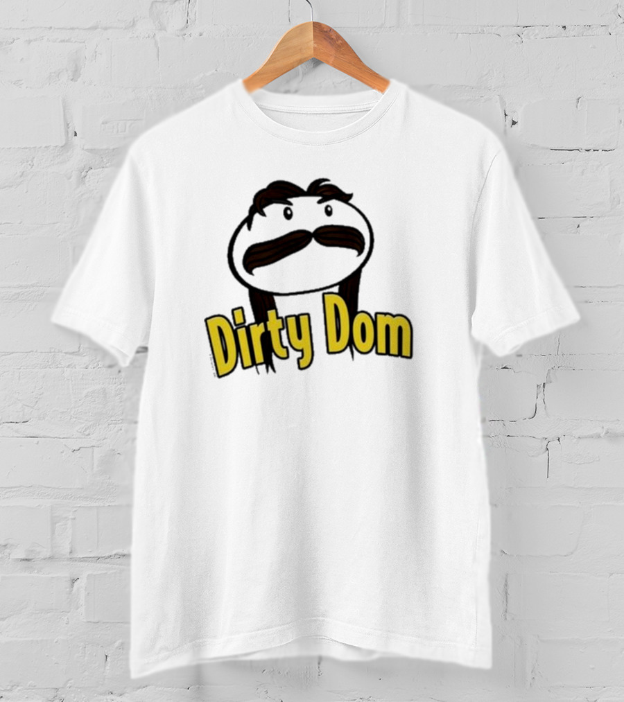 Dirty Dom Hair Illustration T-Shirt