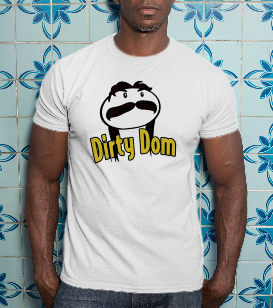 Dirty Dom Hair Illustration T-Shirt