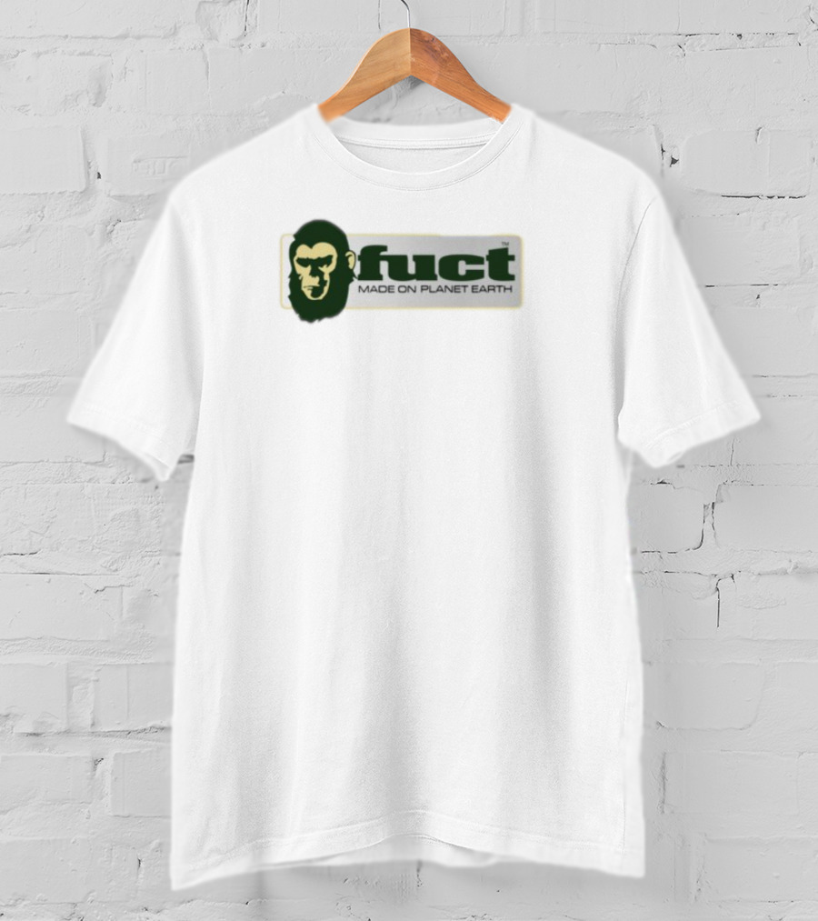 Fuct Made On Planet Earth Gorilla Icon T-Shirt