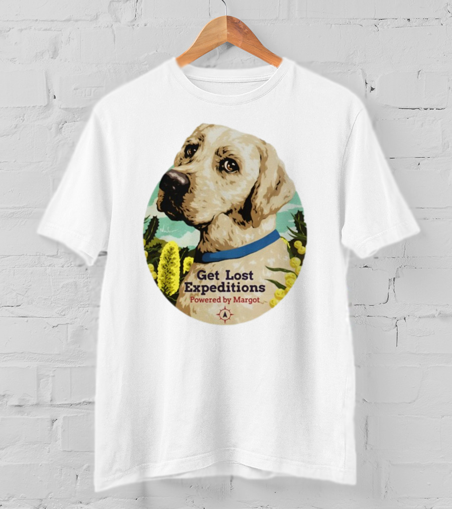 Get Lost Expeditions Powered By Margot Dog Adventure T-Shirt