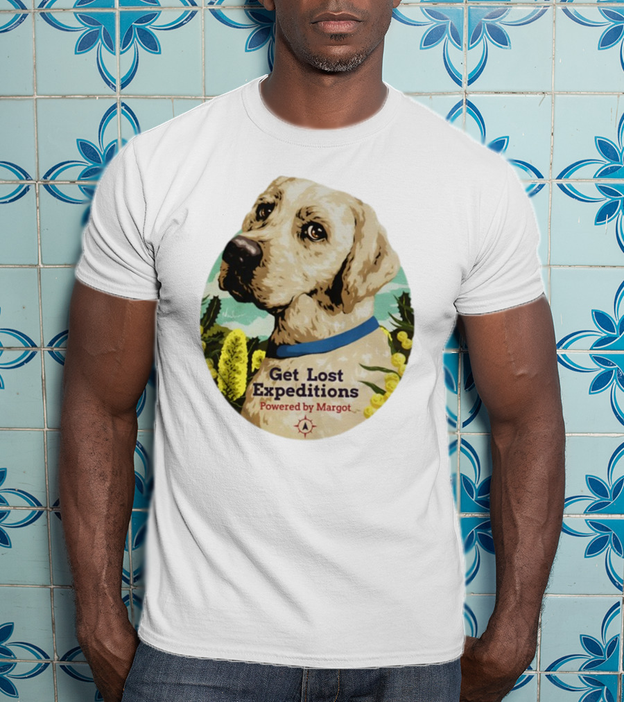 Get Lost Expeditions Powered By Margot Dog Adventure T-Shirt