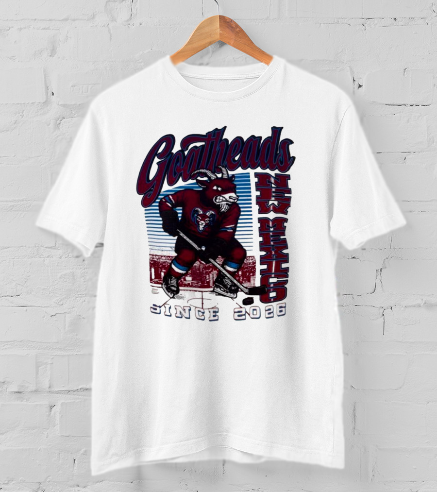 Goatheads New Mexico Hockey Since 2026 Hometown Pride Collection T-Shirt