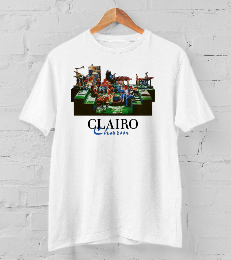 Jeanpiconsuegra Clairo Charm Vintage Band Stage Performance T-Shirt