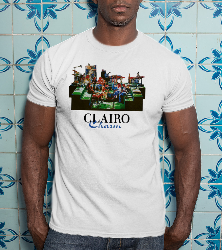 Jeanpiconsuegra Clairo Charm Vintage Band Stage Performance T-Shirt