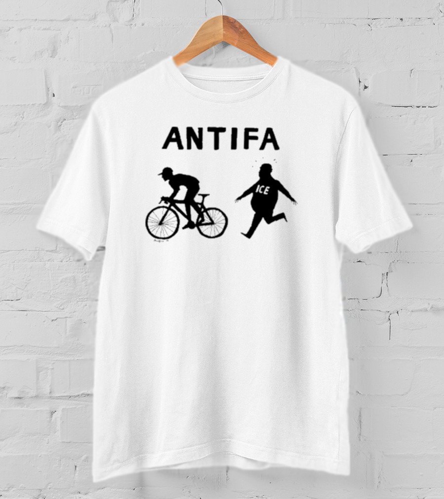 Jesse Duquette Antifa Biker Solidarity Ice Cream Social T-Shirt