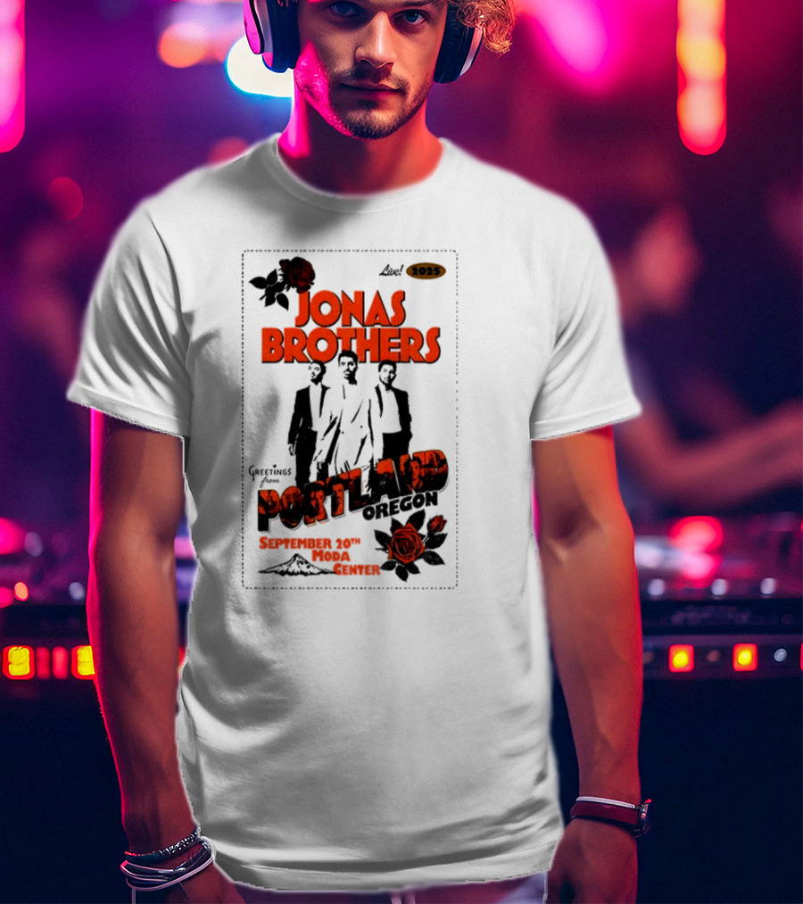 Jonas Brothers Portland Oregon September 20 2023 Moda Center T-Shirt