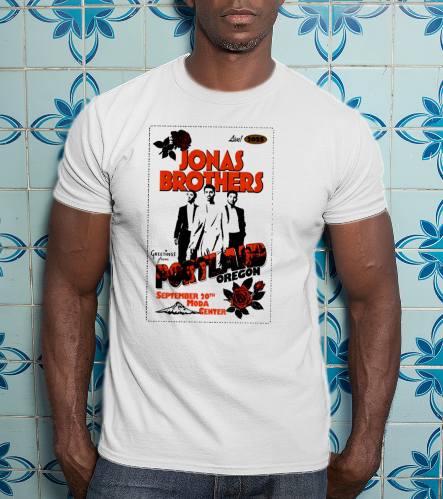 Jonas Brothers Portland Oregon September 20 2023 Moda Center T-Shirt