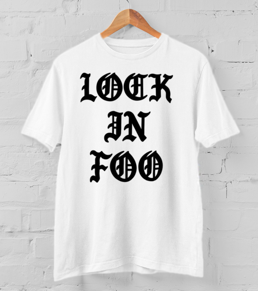 LOCK IN FOO Rock Metal Band Style T-Shirt