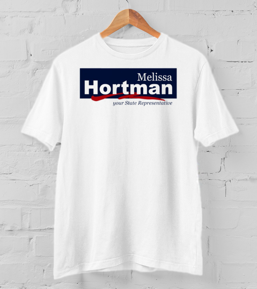Melissa Hortman Your State Representative Red And Blue Typography T-Shirt
