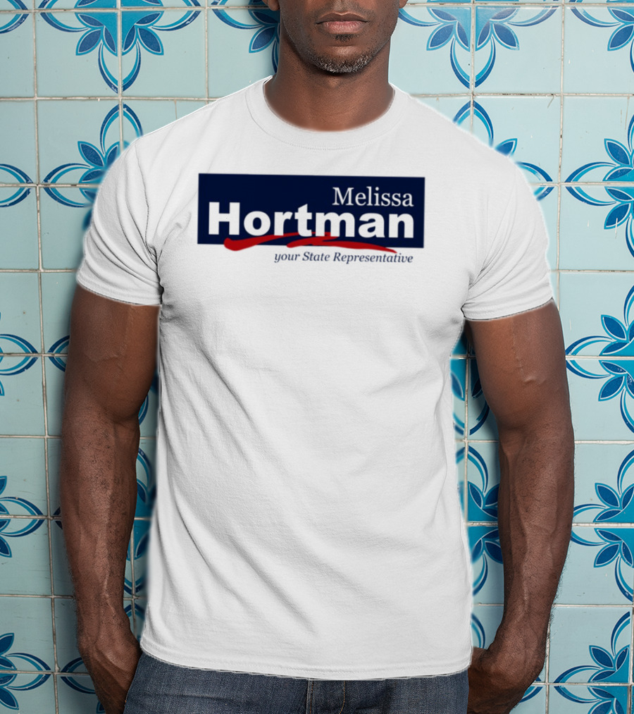 Melissa Hortman Your State Representative Red And Blue Typography T-Shirt