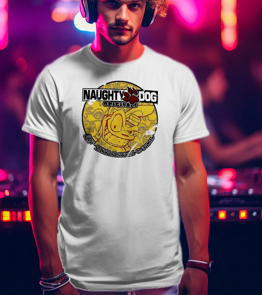 Naughty Dog Classics 25 Million Sold Celebration T-Shirt