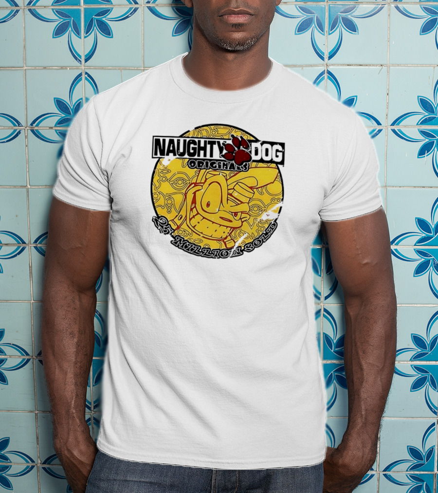 Naughty Dog Classics 25 Million Sold Celebration T-Shirt