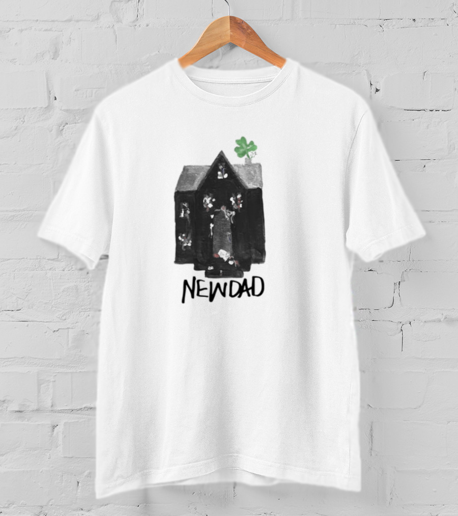 Newdad Altar House With Green Shamrock T-Shirt