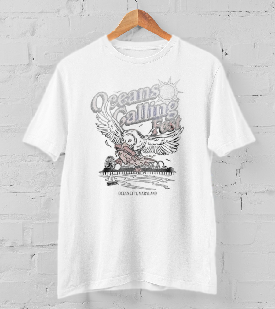Oceans Calling Fest Seagull Lineup Tracklist September Oceanside 2023 T-Shirt
