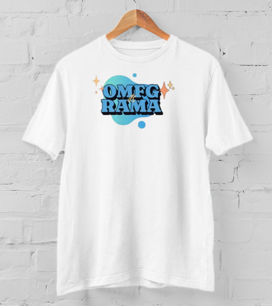 OMFG Its Rama Ohhhkay Sparkle Burst Retro Style T-Shirt
